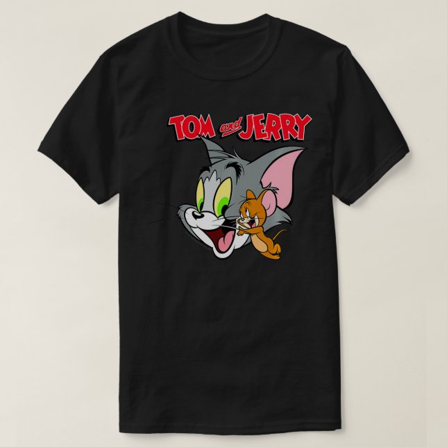 Tom And Jerry Simple Portrait Logo Pullover  (Design vorne)