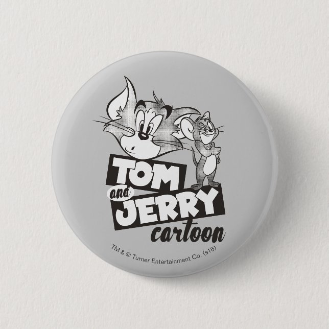 Tom And Jerry | Tom And Jerry Cartoon Button (Vorderseite)