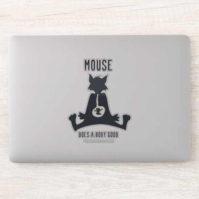 Tom Ate Jerry Silhouette Aufkleber (Computer)