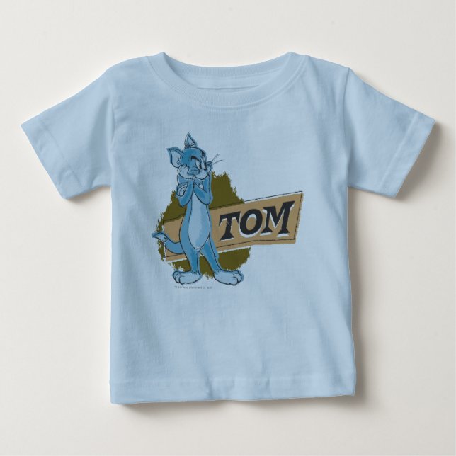 Tom Attitude Logo Baby T-shirt (Vorderseite)