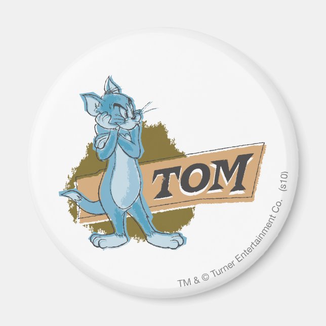 Tom Attitude Logo Magnet (Vorne)