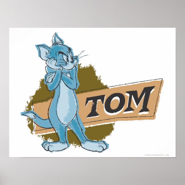 Tom Attitude Logo Poster (Vorne)
