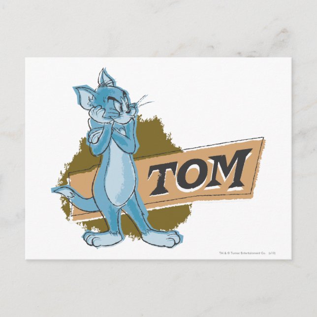 Tom Attitude Logo Postkarte (Vorderseite)