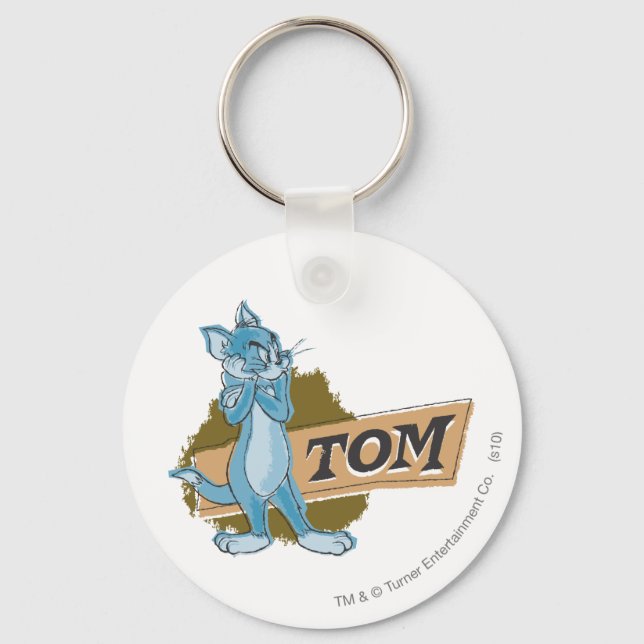 Tom Attitude Logo Schlüsselanhänger (Vorderseite)