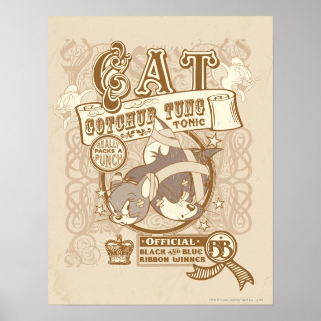 Tom Cat Gotchur Tung Tonic Poster (Vorne)