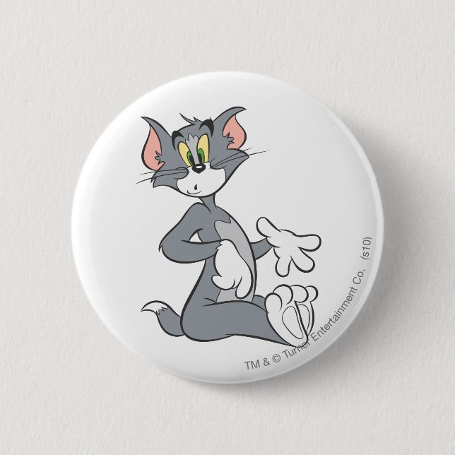 Tom Confused Button (Vorderseite)