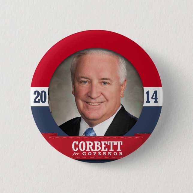 TOM CORBETT CAMPAIGN BUTTON (Vorderseite)