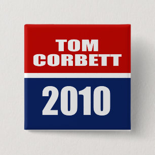TOM CORBETT FÜR GOUVERNEUR BUTTON