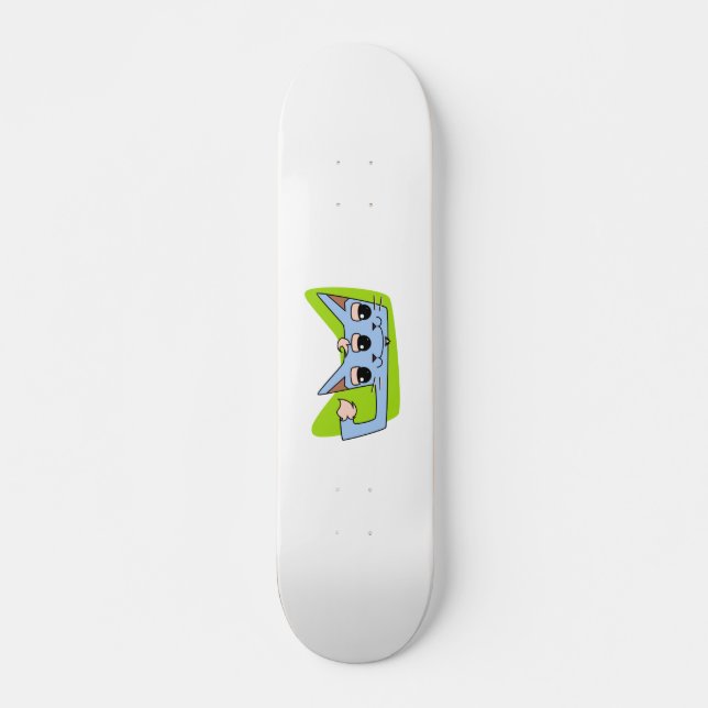 Tom die giftige Katze Skateboard (Vorne)