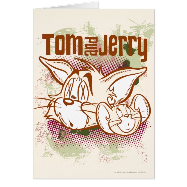 Tom et Jerry Brown et vert (Devant)