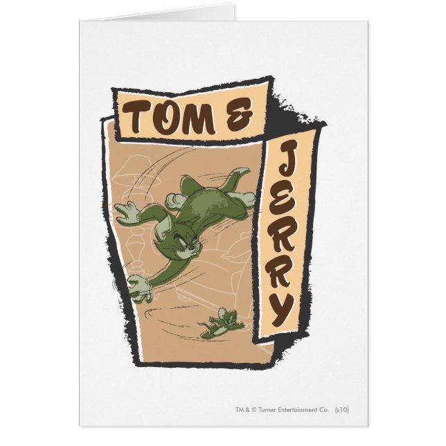 Tom et Jerry sur un canapé tan (Devant)