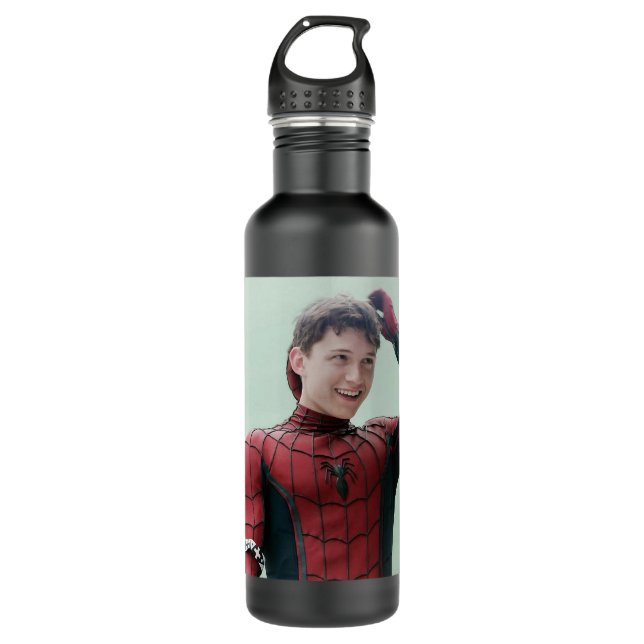 tom holland Classic T Shirt Edelstahlflasche (Vorderseite)