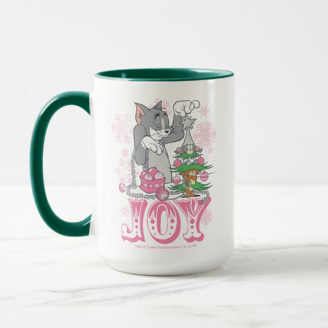 Tom, Jerry, and Nibbles Decorating Joy Tasse (Links)
