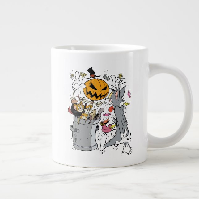 Tom & Jerry | Boo to Tom Jumbo-Tasse (Rechts)
