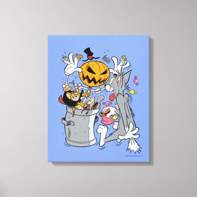 Tom & Jerry | Boo to Tom Leinwanddruck (Vorderseite)