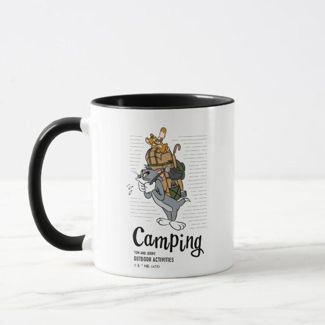 Tom & Jerry Camping Tasse (Links)