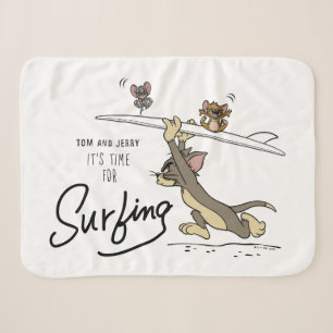 Tom & Jerry "Es ist Zeit zum Surfen" Sherpadecke