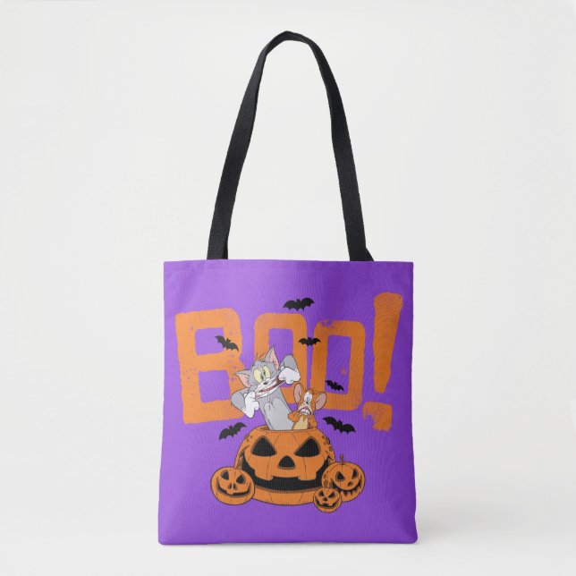 Tom & Jerry | Frohe Halloween Boo Tasche (Vorderseite)