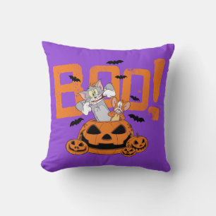 Tom & Jerry Frohes Halloween Buh Kissen