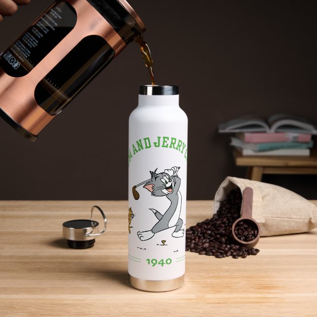 Tom & Jerry Golfing Club 1940 Trinkflasche (Kaffee)