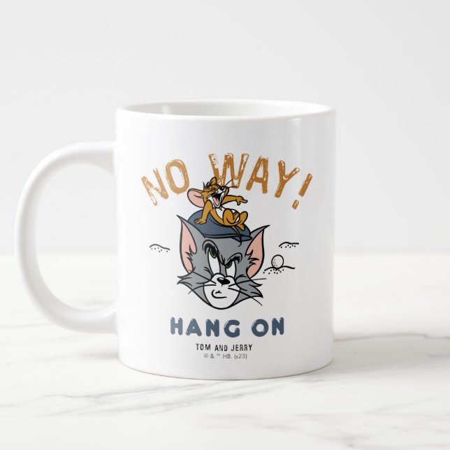 Tom & Jerry Golfing "No Way" Jumbo-Tasse (Links)