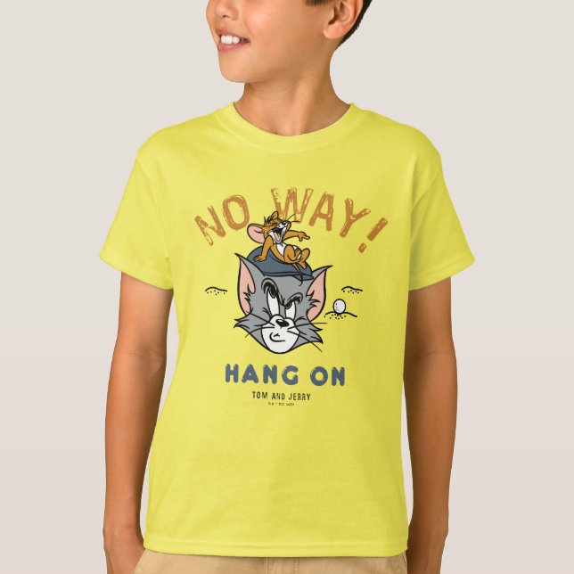 Tom & Jerry Golfing "No Way" T-Shirt (Vorderseite)
