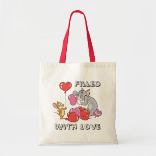 Tom & Jerry Inflate Valentine Heart Balloons Tragetasche
