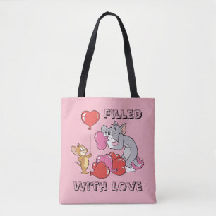 Tom & Jerry Inflate Valentine Herzballone Tasche