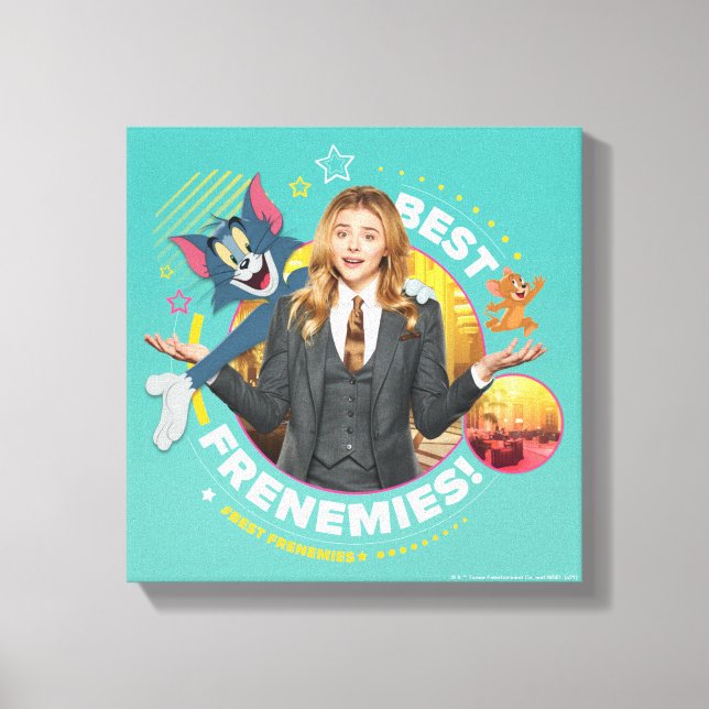 Tom & Jerry mit Kayla - Beste Erneuerer Leinwanddruck (Vorderseite)