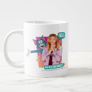 Tom & Jerry mit Kayla - Feuerwehren Jumbo-Tasse