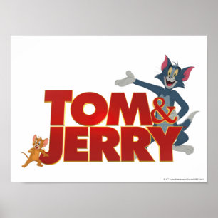 Tom & Jerry mit Movie-Logo Poster