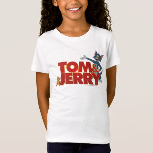 Tom & Jerry mit Movie-Logo T-Shirt
