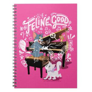 Tom & Jerry Play Piano - Feline Good Notizblock