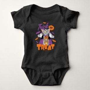 Tom & Jerry Trick oder Trete Baby Strampler