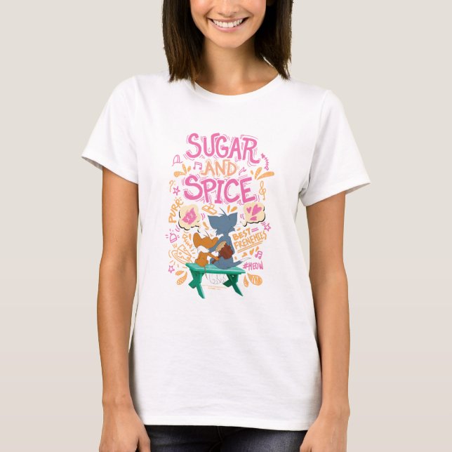 Tom & Jerry - Zucker und Gewürz T-Shirt (Vorderseite)