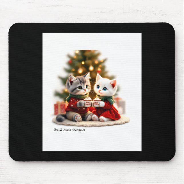 Tom Luna Cozy Christmas Cocoa  Mousepad (Vorne)