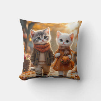 Tom & Luna’s Adventures – Cozy Autumn Walk Throw P Kissen