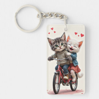 Tom & Luna Valentine Bike Keychain Schlüsselanhänger