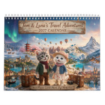 Tom & Lunas Reiseabenteuer 2027 Kalender