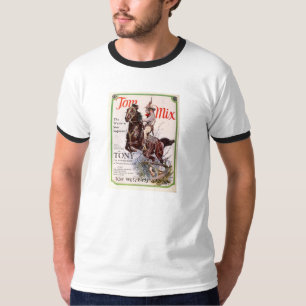 Tom Mix et T-shirt élégant de promo de 1927 film