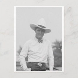 Tom Mix mit Auto, 21.5.1925 Postkarte