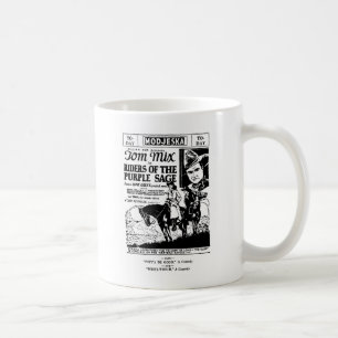 Tom Mix Riders of Purple Sage Western-Anzeige 1925 Kaffeetasse
