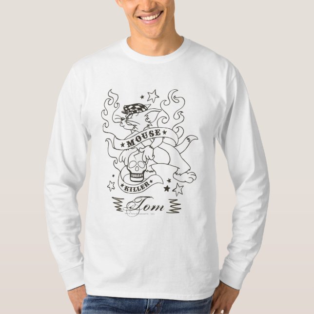 Tom Mouse Killer Tattoo 1 T-Shirt (Vorderseite)