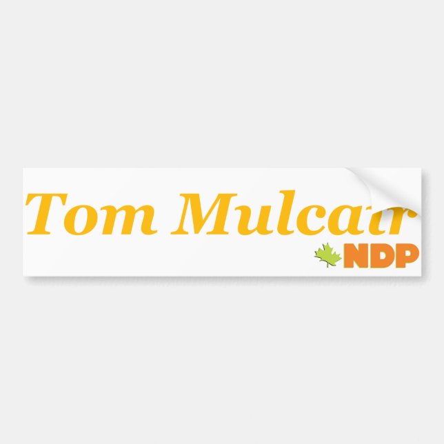 Tom Mulcair NDP Autoaufkleber (Vorne)