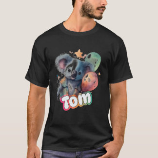 Tom - Niedlicher Name mit Niedlichem Koala T-Shirt