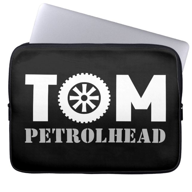 Tom Petrol Head Laptopschutzhülle (Vorderseite)