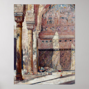 Tom Roberts Basking A Corner in der Alhambra Poster