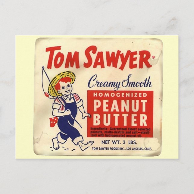 Tom Sawyer - 1945 Postkarte (Vorderseite)