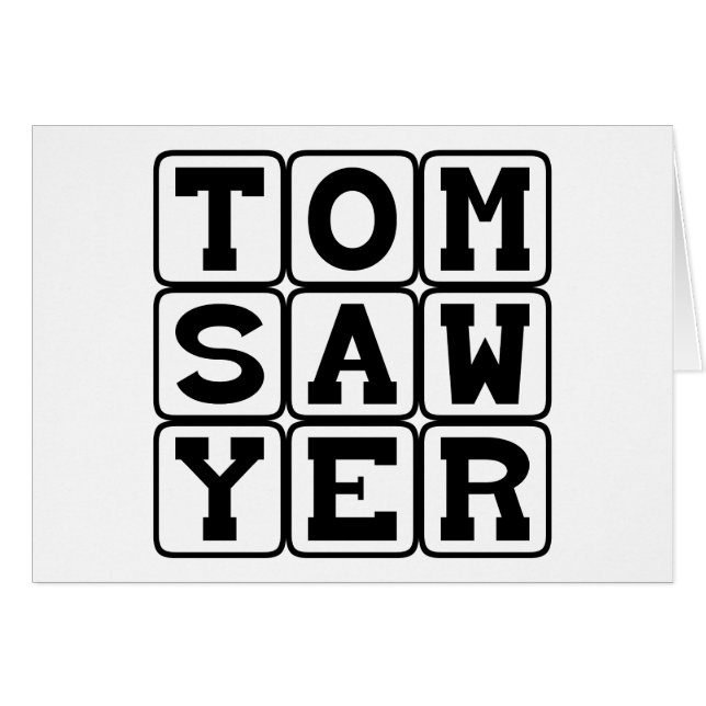 Tom Sawyer, Buch von Mark Twain (Vorderseite (Horizontal))