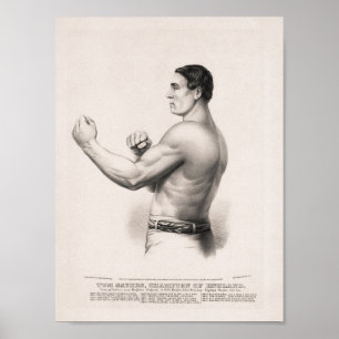 Tom Sayers - Englischer Bare-Knuckle-Champion Poster